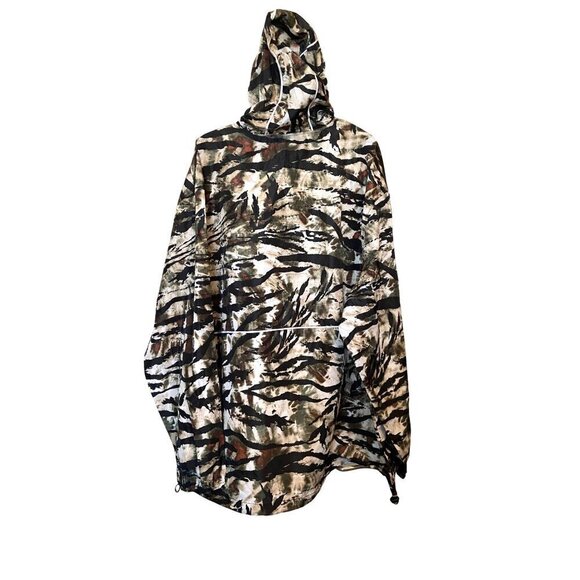No Boundaries Camo XL Camouflage Anorak Pullover Hooded Windbreaker Jacket Hoode - Picture 2 of 6